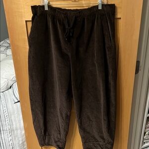 lululemon athletica Dark Brown Corduroy Relaxed pants